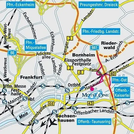 Hotel One Frankfurt-east Side 3*