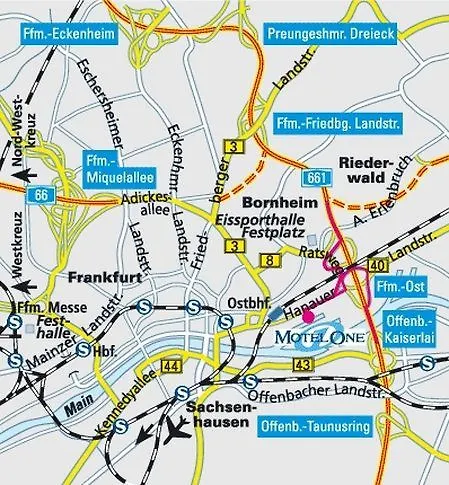 Hotel One Frankfurt-eastside 3*